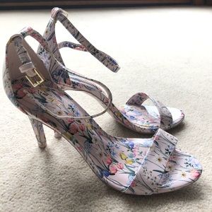 Aldo Pastel Floral Heels